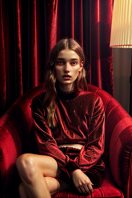 red eyes pic girl aesthetic